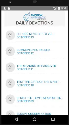 Play Daily Devotions - Andrew Wommack  and enjoy Daily Devotions - Andrew Wommack with UptoPlay