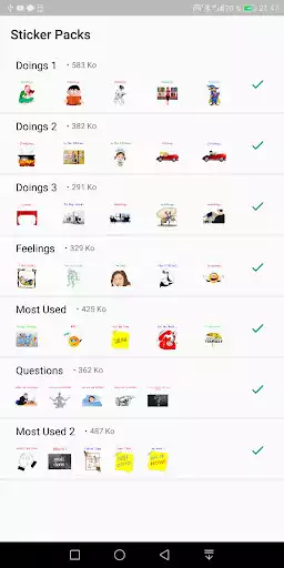 Play Daily Doings Stickers - Daily Use WAStickersApp  and enjoy Daily Doings Stickers - Daily Use WAStickersApp with UptoPlay
