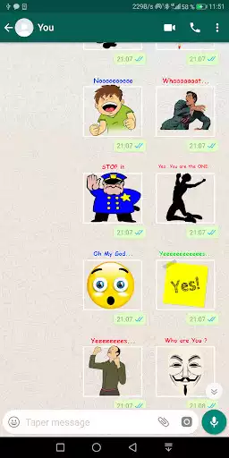 Play Daily Doings Stickers - Daily Use WAStickersApp as an online game Daily Doings Stickers - Daily Use WAStickersApp with UptoPlay
