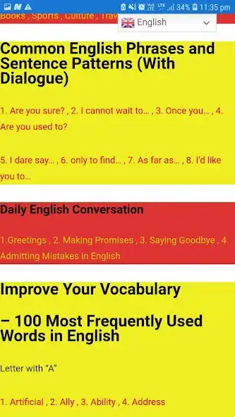 Play Daily English Sentence Master as an online game Daily English Sentence Master with UptoPlay