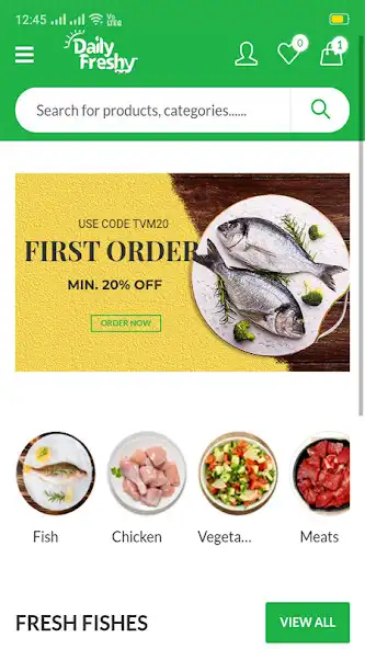 Play Daily Freshy - Order Fresh Fish  Meats as an online game Daily Freshy - Order Fresh Fish  Meats with UptoPlay