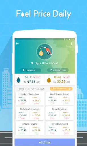 Play Daily Fuel Price : Daily Petrol Diesel Price India