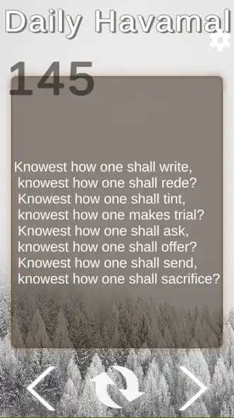 Play Daily Havamal  and enjoy Daily Havamal with UptoPlay