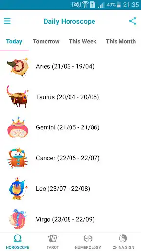 Play Daily Horoscope Tarot 2019 as an online game Daily Horoscope Tarot 2019 with UptoPlay
