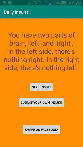 Play Daily Insults as an online game Daily Insults with UptoPlay