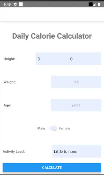 Play Daily Intake Calorie Calculator  and enjoy Daily Intake Calorie Calculator with UptoPlay