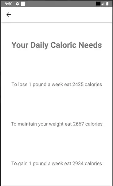 Play Daily Intake Calorie Calculator as an online game Daily Intake Calorie Calculator with UptoPlay