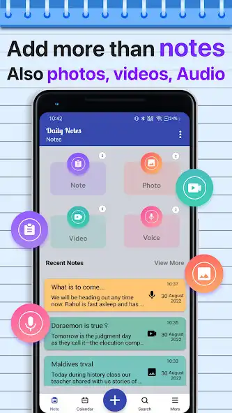 Play Daily Notes - Notebook Notepad  and enjoy Daily Notes - Notebook Notepad with UptoPlay