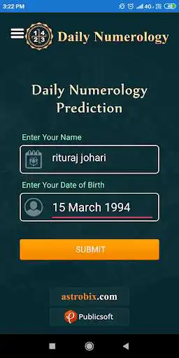 Play Daily Numerology by Astrobix as an online game Daily Numerology by Astrobix with UptoPlay