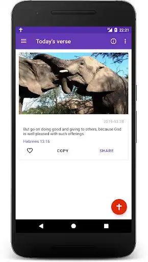 Play Daily Power - bible verses as an online game Daily Power - bible verses with UptoPlay