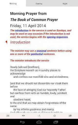 Play Daily Prayer: from the CofE