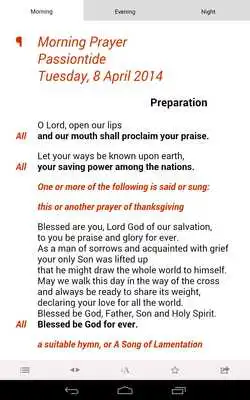 Play Daily Prayer: from the CofE