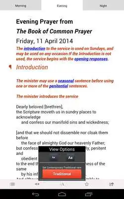 Play Daily Prayer: from the CofE