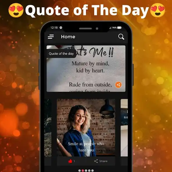 Play Daily Quotes  Status  and enjoy Daily Quotes  Status with UptoPlay