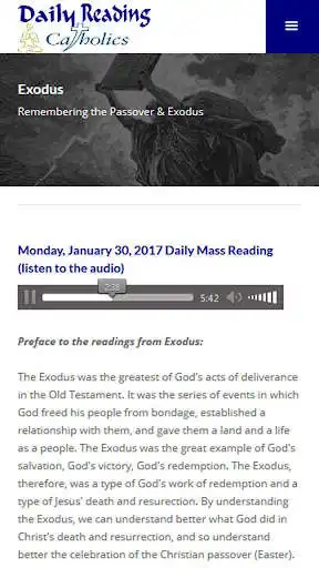 Play Daily Readings for Catholics as an online game Daily Readings for Catholics with UptoPlay