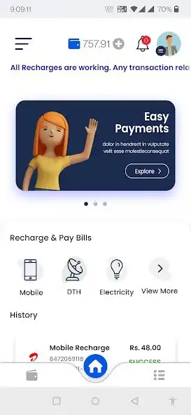 Play Daily Recharges  and enjoy Daily Recharges with UptoPlay