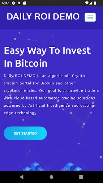 Play DAILY ROI Plan Crypto Demo as an online game DAILY ROI Plan Crypto Demo with UptoPlay