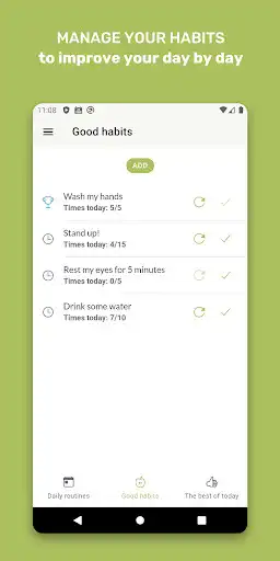 Play Daily Routines - Organize your routines and habits as an online game Daily Routines - Organize your routines and habits with UptoPlay