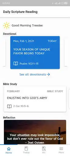 Play Daily Scripture Reading  and enjoy Daily Scripture Reading with UptoPlay