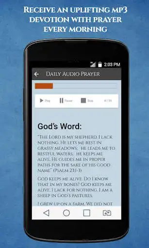 Play Daily Scriptures MP3: Inspiring Word of God  and enjoy Daily Scriptures MP3: Inspiring Word of God with UptoPlay