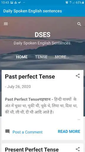 Play Daily Spoken English Sentences  and enjoy Daily Spoken English Sentences with UptoPlay