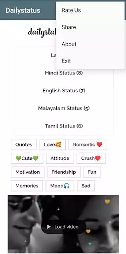 Play Daily Status  and enjoy Daily Status with UptoPlay