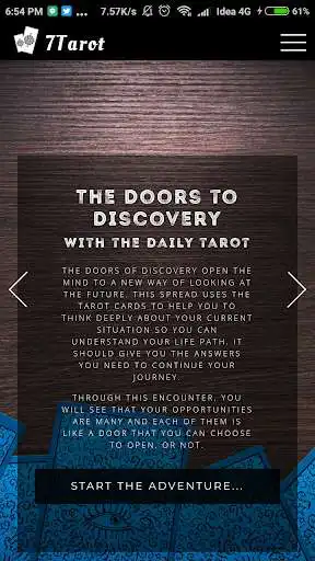Play Daily Tarot Card Reading as an online game Daily Tarot Card Reading with UptoPlay