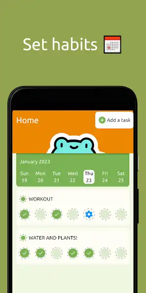 Play Daily Tracker - Habits Frogs  and enjoy Daily Tracker - Habits Frogs with UptoPlay