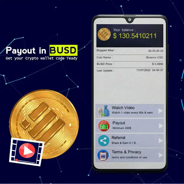 Play Daily Watch Video  Earn BUSD as an online game Daily Watch Video  Earn BUSD with UptoPlay