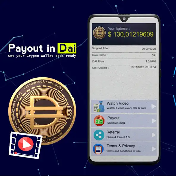 Play Daily Watch Video  Earn DAI as an online game Daily Watch Video  Earn DAI with UptoPlay