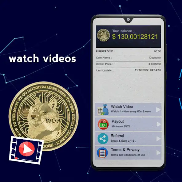 Play Daily Watch Video  Earn DOGE  and enjoy Daily Watch Video  Earn DOGE with UptoPlay
