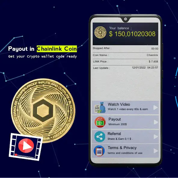 Play Daily Watch Video  Earn LINK as an online game Daily Watch Video  Earn LINK with UptoPlay