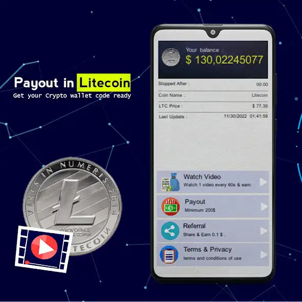 Play Daily Watch Video  Earn LTC as an online game Daily Watch Video  Earn LTC with UptoPlay