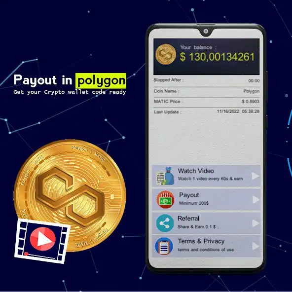 Play Daily Watch Video  Earn MATIC as an online game Daily Watch Video  Earn MATIC with UptoPlay