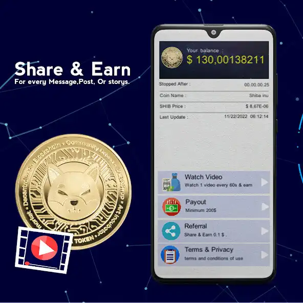 Play Daily Watch Video  Earn SHIB as an online game Daily Watch Video  Earn SHIB with UptoPlay