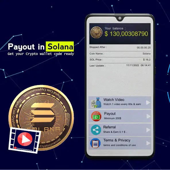Play Daily Watch Video  Earn SOL as an online game Daily Watch Video  Earn SOL with UptoPlay