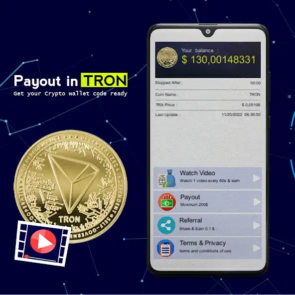 Play Daily Watch Video  Earn TRX as an online game Daily Watch Video  Earn TRX with UptoPlay