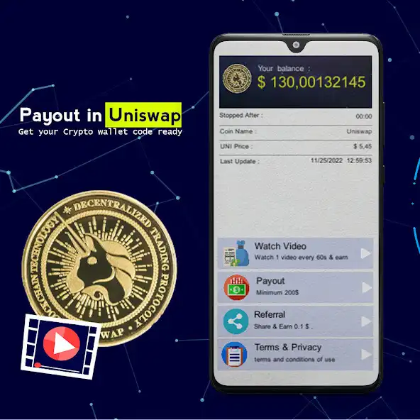 Play Daily Watch Video  Earn UNI as an online game Daily Watch Video  Earn UNI with UptoPlay