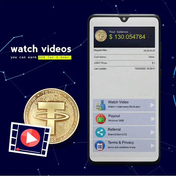 Play Daily Watch Video  Earn USDT  and enjoy Daily Watch Video  Earn USDT with UptoPlay
