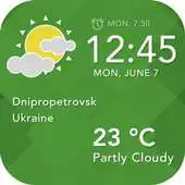 Free play online Daily Weather Widget APK