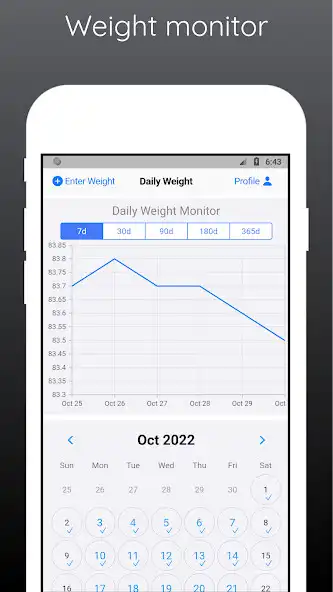 Play DailyWeight: weight monitor as an online game DailyWeight: weight monitor with UptoPlay
