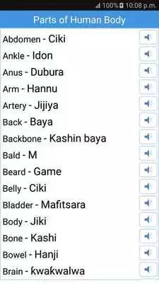 Play Daily words English to Hausa