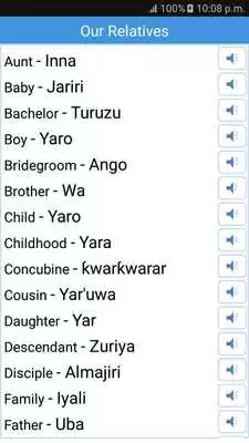 Play Daily words English to Hausa