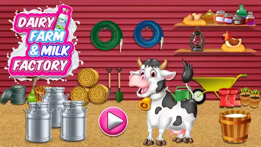 Play Dairy Farm  Milk Factory as an online game Dairy Farm  Milk Factory with UptoPlay
