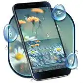 Free play online Daisy Drops Keyboard Theme APK