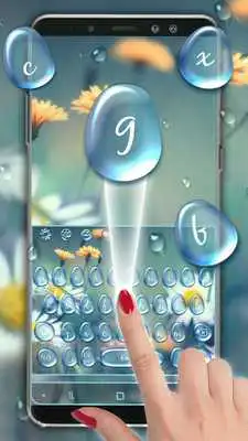 Play Daisy Drops Keyboard Theme