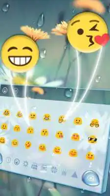 Play Daisy Drops Keyboard Theme