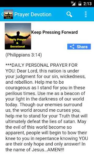 Play Daiy Prayer & Devotion as an online game Daiy Prayer & Devotion with UptoPlay