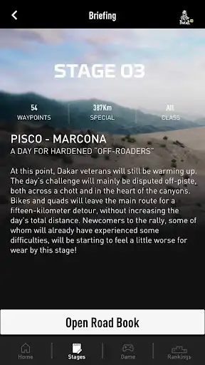 Play Dakar 18 Road Book Viewer