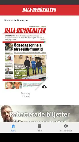 Play Dala-Demokraten e-tidning  and enjoy Dala-Demokraten e-tidning with UptoPlay